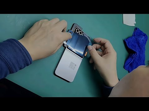 Galaxy Z Flip 6 | How To Apply Front Protection Film!