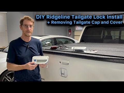 Honda Ridgeline Tailgate Cap, Cover removal. Backup Camera or Tailgate Handle / Lock replacement.