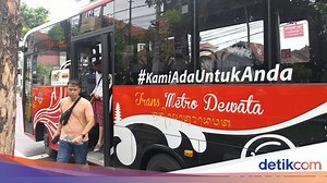 Bus Trans Metro Dewata Masih Sepi Peminat
