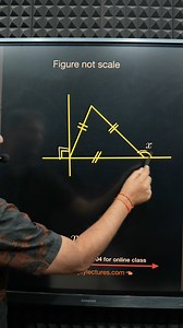 find out angle x #angle #geometry #mritunjaylectures #maths | Mritunjay Lectures
