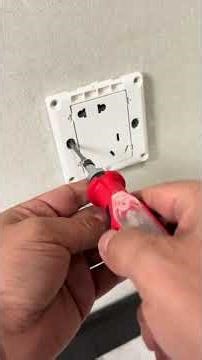 Ratchet Screwdriver And Voltage Tester Make Electrical Work Super Easy #voltagetester #shortvideo