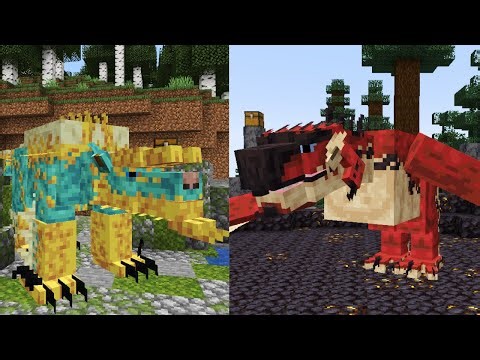 MONSTER HUNTER! Unnamed Monster mod, Minecraft Mod (Showcase 1.20.1)