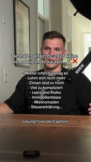 Deshalb solltest du 2026 keine Immobilie mehr kaufen … 🏡❌