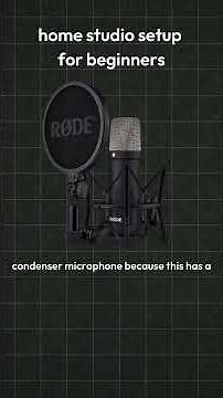how to setup a home studio for recording vocals