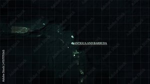 Exploring the Details of the Antigua Map.Antigua 4k Map.