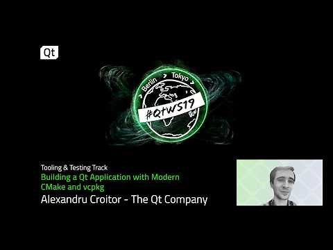 Using CMake and vcpkg in Qt application development