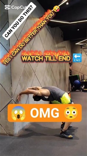 Wall Bend Challenge Completed 🔥 | Amazing Flexibility Stunt #shortvideo