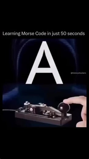 History Shockers on Instagram: "Morse code is one of the earliest and most ingenious ways humans learned to communicate across great distances without ever seeing each other. Invented in the 1830s and 1840s by Samuel Morse and Alfred Vail, it uses a simple rhythm of dots and dashes — short and long signals — to represent every letter, number, and punctuation mark. Early telegraph machines clicked out these patterns, and later, radio operators tapped them as sharp beeps: “A” is · –, “B” is – · · 