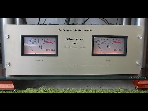 Vintage Amplifier Phase Linear 400 Serie 1 (1970 - 1977), powerfull !!!