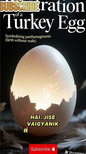 "Turkey Without Male! 😲 Nature’s Real Independent Woman | Parthenogenesis Explained" #facts