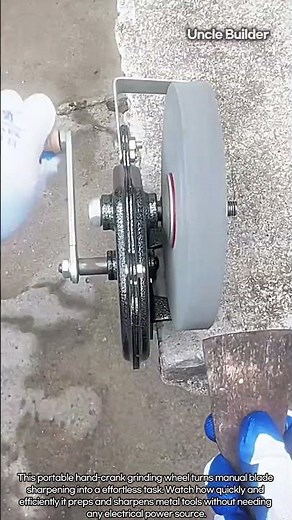 Why Every Workshop Needs A Manual Hand Grinder #heavyequipment #craftsmanship #diyhacks #machinist