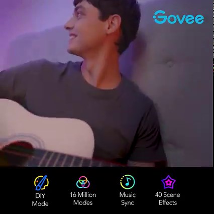 3 comments | New Arrival | Enjoy $40 Off ❤Create rainbow-like effects for your walls. Get yours now >>>https://bit.ly/3azMTUt | GOVEE | Facebook