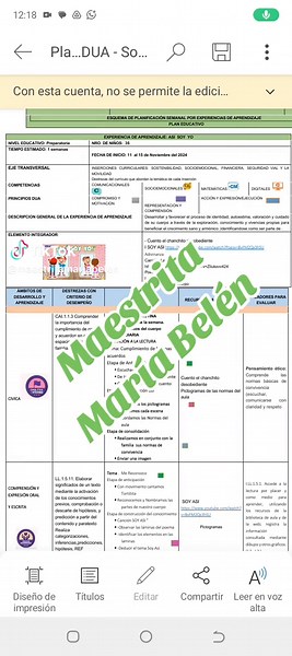 Ejemplo de Planificación de Preparatoria