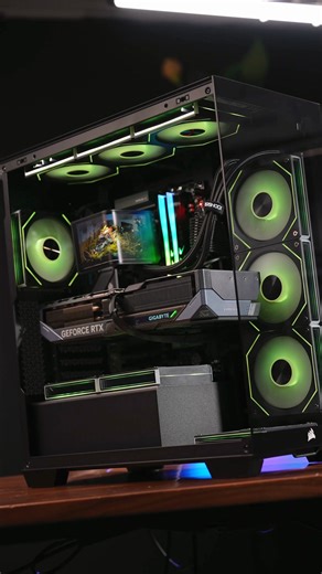 The SPECTRE X is the ultimate fusion of cutting-edge hardware and premium Corsair craftsmanship. Featuring seamless dual-panel tempered glass, it delivers a flawless showcase of your components while keeping airflow optimised. With a 360mm liquid radiator ensuring peak cooling under heavy load, the Spectre X is as refined in performance as it is in design. Built for gamers and creators who want nothing less than the best. This PC is customisable to your needs with the most powerful processors by