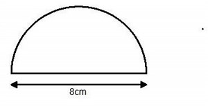 Area of a semicircle. Finding the area of semi circles.