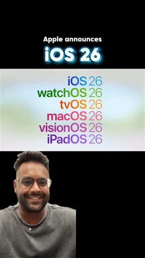 Rafeez Ahmed | iOS 26 is here ✨😍 @apple Apple revealed their next operating software which is the OS26 !!! Developer Beta is out now for testing and I’m... | Instagram