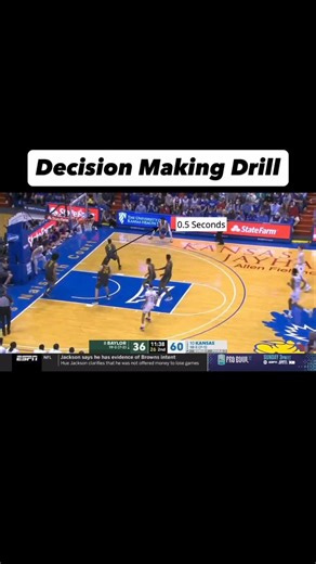 The Film Room on Instagram: "Here’s a simple drill that can simulate real game situations and improve decision making. You’re free to put whatever constraints on it that will help your team with the specific challenges you face. #basketball #basketballplayer #basketballcoach #basketballtraining #basketballiq"
