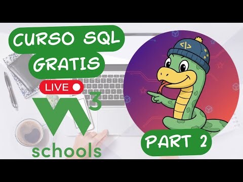 🚀 Curso de Sql en vivo - Parte 2 - Curso de W3Schools