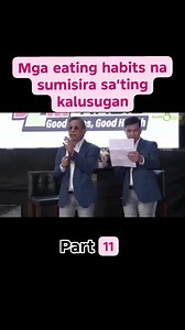 8.9K reactions · 1.3K shares | Mga Eating Habits na sumisira sa'ting kalusugan. Part 11 #trending #healthtips #sharingiscaring #AlamNyoBa #eatinghabits #reels #knowledgeispower | Health-conscious Live Precious | Facebook