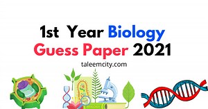 1st Year Biology Guess Paper 2025 | Punjab Boards - Taleem City