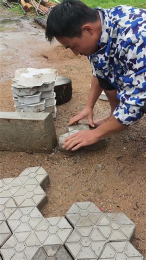The process of making concrete, cement and bricks