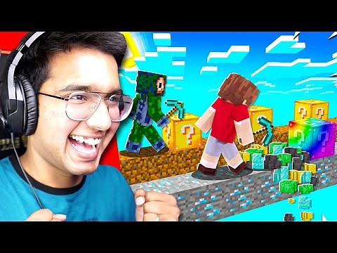 LUCKY BLOCK RACE in Minecraft