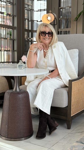 ADD A SPLASH OF CHOCOLATE! 🤎 Sounds FABULOUS, doesn’t it! Whether it’s a pair of BOOTS, BELT, SCARF or even a stylish BLAZER, it’s definitely a CHIC look. 🔗 SHOP: LINKS in BIO, STORIES and on LTK or Message SHOP! 🛍 👗 Outfit details: - Suede Boots @midas_shoes - Chocolate pants and L/S Top @uppants - All other styles are last seasons with similar styles on my LTK #ThisWithThis #LTK #StyleInspiration #AgelessStyle #LTKAustralia #StyleOver50 #OOTD | This With This