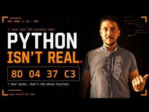 Python Isn't Real — How Your CPU Actually Runs Your Code