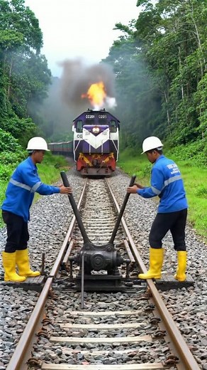 Tracking Shifting #reels #train #railway #railroad | Rendra Alvaren