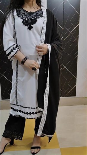 latest & trendy lace work suit🤍#trending#viral#youtubeshorts#shorts#yt#viralvideo#ytshorts#fashion