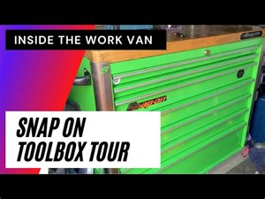 Snap On Toolbox Tour! A quick look in my work van toolbox and why I carry the equipment I do!