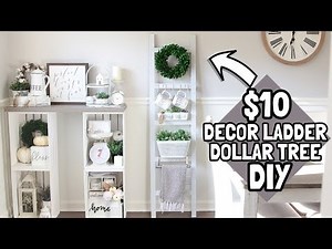 $10 DIY LADDER | DOLLAR TREE DIY | HOME DEPOT DIY