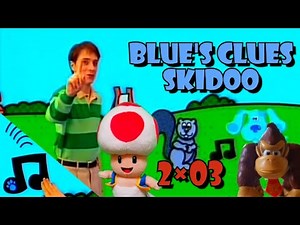 Blue's Clues: 2×03 Skidoo PC Computer Game + Third Clue Featuring Mario and Friends