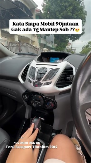 GARASI GALAXY on Instagram: "Mobil Mantaaap “Sunroof” cuma 9xjutaan 😍 FORD ECOSPORT TIPE TERTINGGI TITANIUM 2014 SUNROOF 1.5 Kondisi : cakep Mesin Matic : Terawat jaminan mesin sehat Interior : Full Orisinil rapih AC & temperatur : normal Exterior : mulus minor pemakaian aja Kaki” : sangat baik Minus : tdk ada selain minor wajar pemakaian saja Plat B genap Pajak Hidup Baru Dibayar Sampe 1-2027 (murah 2jt/th) BPKB STNK Faktur Lengkap Mobil Super nyaman, fitur modern keren dan canggih, sudah ada