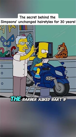 The secret behind the Simpsons' unchanged hairstyles for 30 years! #anime #animerecap #TheSimpsons