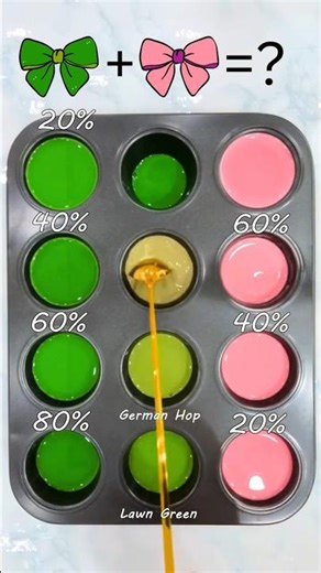 🌿💗 Green + Pink Magic – A Soft Spring Color Harmony | Color Mix Symphony