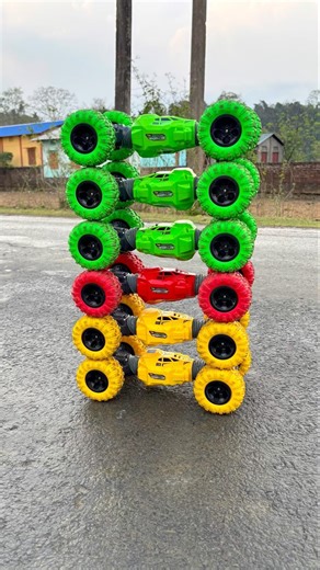 Wow 😆six yellow Rc remote control Moka car🔥