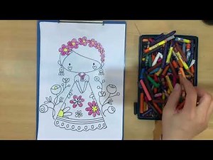 Cute Girl Coloring Page | Easy and Fun Drawing