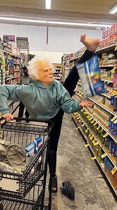 19K views · 84 reactions | Old man shopping with his feet! This original video was produced by Network Media, LLC and Polina G. | Silly Skits & Sentimental Scenes | Facebook