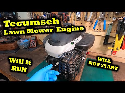 Tecumseh Small Engine Repair - Lawn Mower Engine - Can we get it working ???