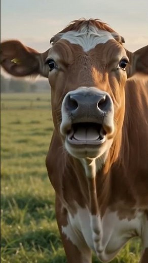 Real Cow Mooing Sound 🐄 | Natural Farm Ambience #Shorts