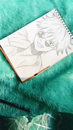 Gojo simple drawing #gojo#ytshorts #easydrawing