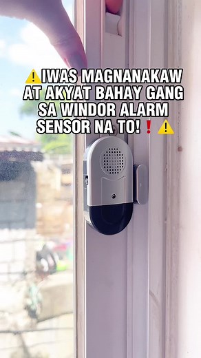 Window Alarm Sensor for Home Security | Iwas Akyat Bahay Gang Tips