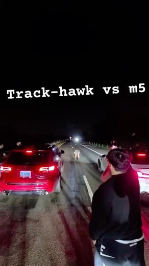 Track-hawk vs bmw m5 #m5 #trackhawk #v8 #viral #viralshorts #automobile #fyp