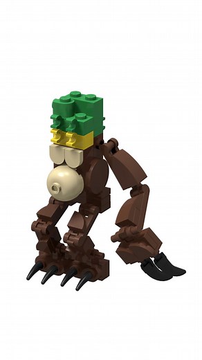 Build Trippi Troppi (Bear) Horror Version with Lego