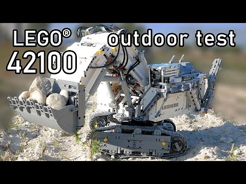 LEGO 42100 Liebherr R 9800 Excavator | 42100 LEGO Technic 2019 | LEGO Technic 42100 Outdoor Test