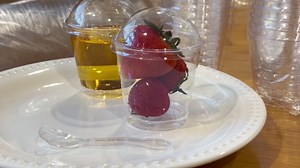OTOB 300 Pack 5.4 oz Dessert Cups with Lids and Spoons | Serves 100 | Small Square Plastic Cake Pudding Cups, Mini Party Serving Cups for Parfait, Yogurt, Appetizers, Mousse, Dessert Shot Glasses Bowl