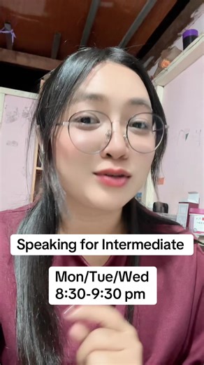 Intermediate Speaking Classes on Zoom