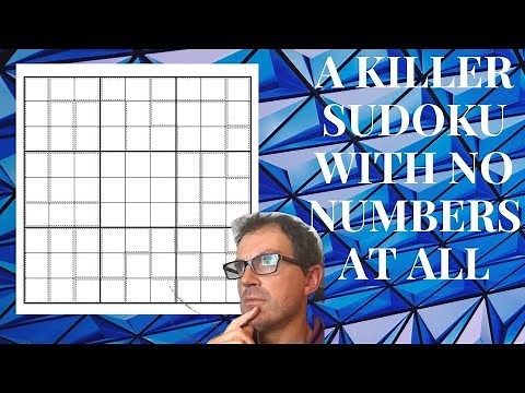 A Killer Sudoku With No Numbers At All?!