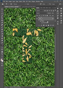 How to Create Grass Text Effect in Any Photoshop2023 #grasseffects #photoshopeffect #adobephotoshop2023 #graphicsdesign | Graphics Solution Tricks